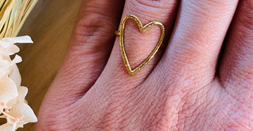 BAGUE CŒUR Acier inoxydable - O'Dressing-M